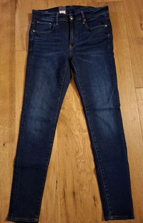 Neue dunkelblaue G Star 3301 Skinny -Jeans Grösse W28 L30