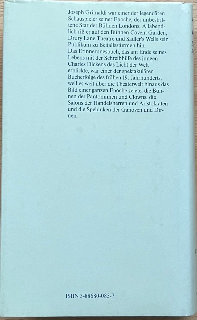 Libri: Buch - Ich - der Komödiant – Usato da Leimbach TG venduto da easydiver87 1