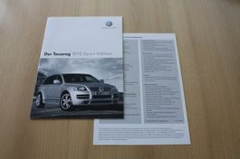 VW Touareg W12 Sport Edition Prospekt 6/2006