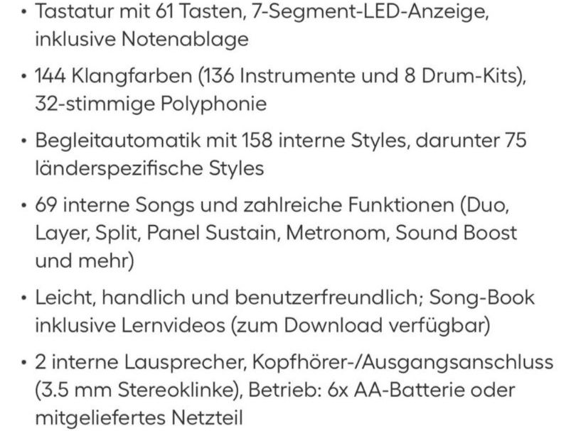 Yamaha Instruments de musique: Keyboard Yamaha – D'occasion à Rombach par MonaLisaNZ 2