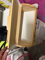 Holzschrank WENKO klein neuwertig fürs brot
