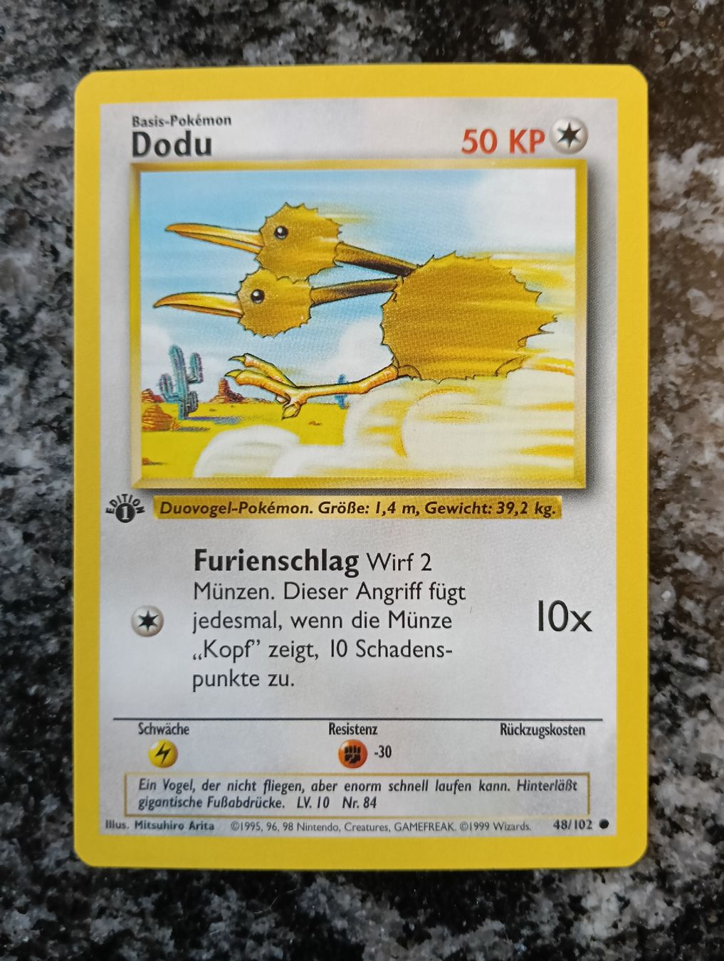 Pokémon Carte collezionabili: Pokémon Base Set 1 Edition  Dodu  – Usato da LEUZIGEN venduto da mic_sdh5