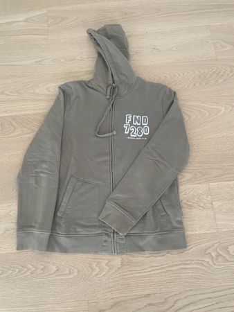 Khaki Hoodie mit Reissverschluss, Top Zustand, Gr. L