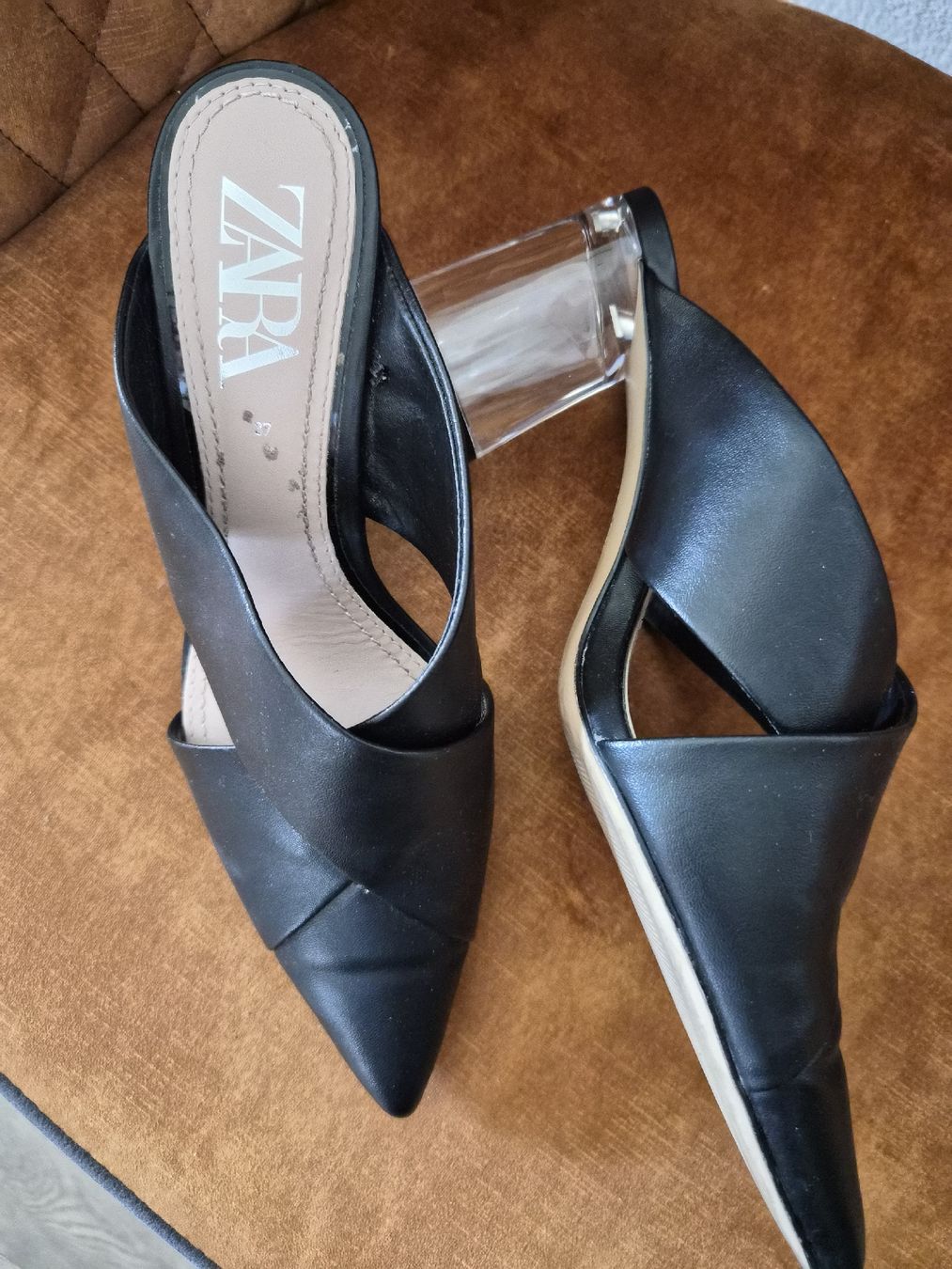 Zara Damenschuhe: Mules à talons – Gebraucht aus Palézieux-Village von kika71
