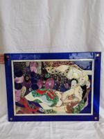 Homage an Klimt Glasbild, Omoggio Glasbild, Klimt, Glasmalen