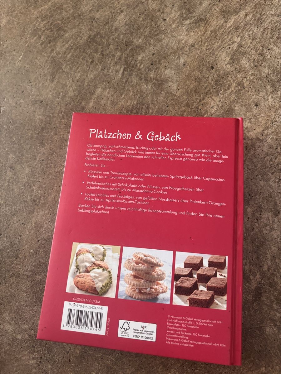 Libri: Plätzchen & Gebäck Kochbuch guter Zustand – Nuovo (secondo la descrizione) da Anglikon venduto da Zwergli_92 1