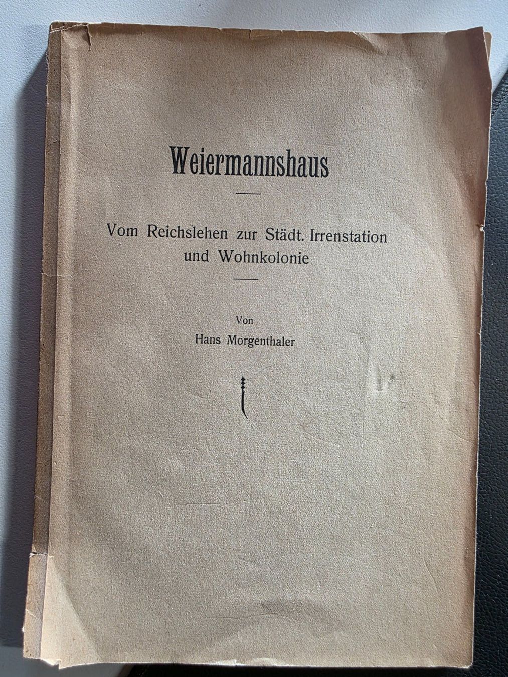 Livres: Weiermannshaus - Hans Morgenthaler - Bern – D'occasion à Walterswil BE par Lonitti
