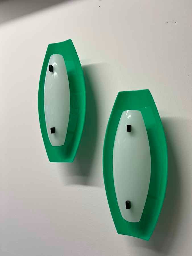 Guzzini Lampade: Harvey Guzzini Wandleuchte 1970 – Usato da Pregassona venduto da ModernistaCH 2