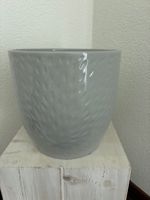Blumentopf grau H 22,5cm, Durchmesser 23cm
