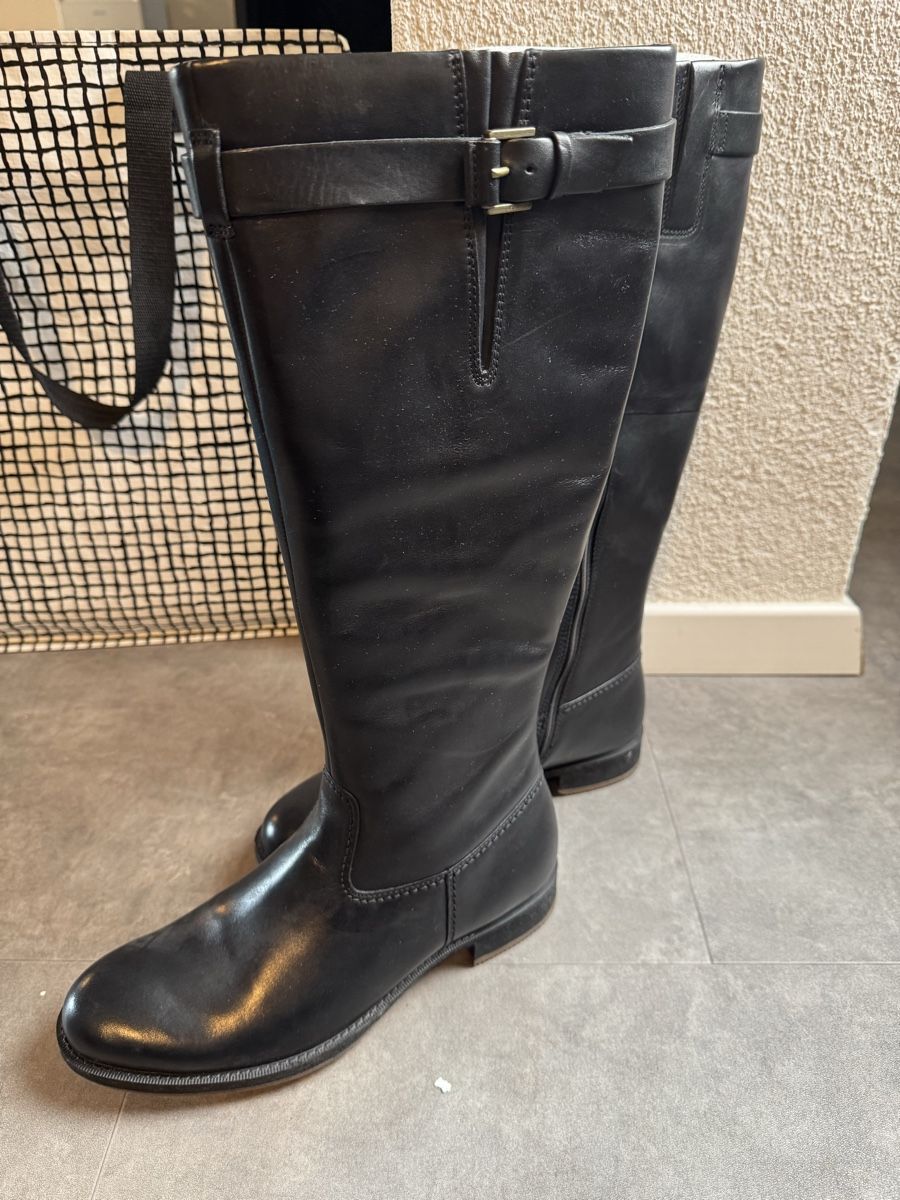 Ecco Scarpe da donna: Ecco Leather Knee High Boots, Size 40, Classic Style – Nuovo (secondo la descrizione) da Schlieren venduto da sch_7wfd 1