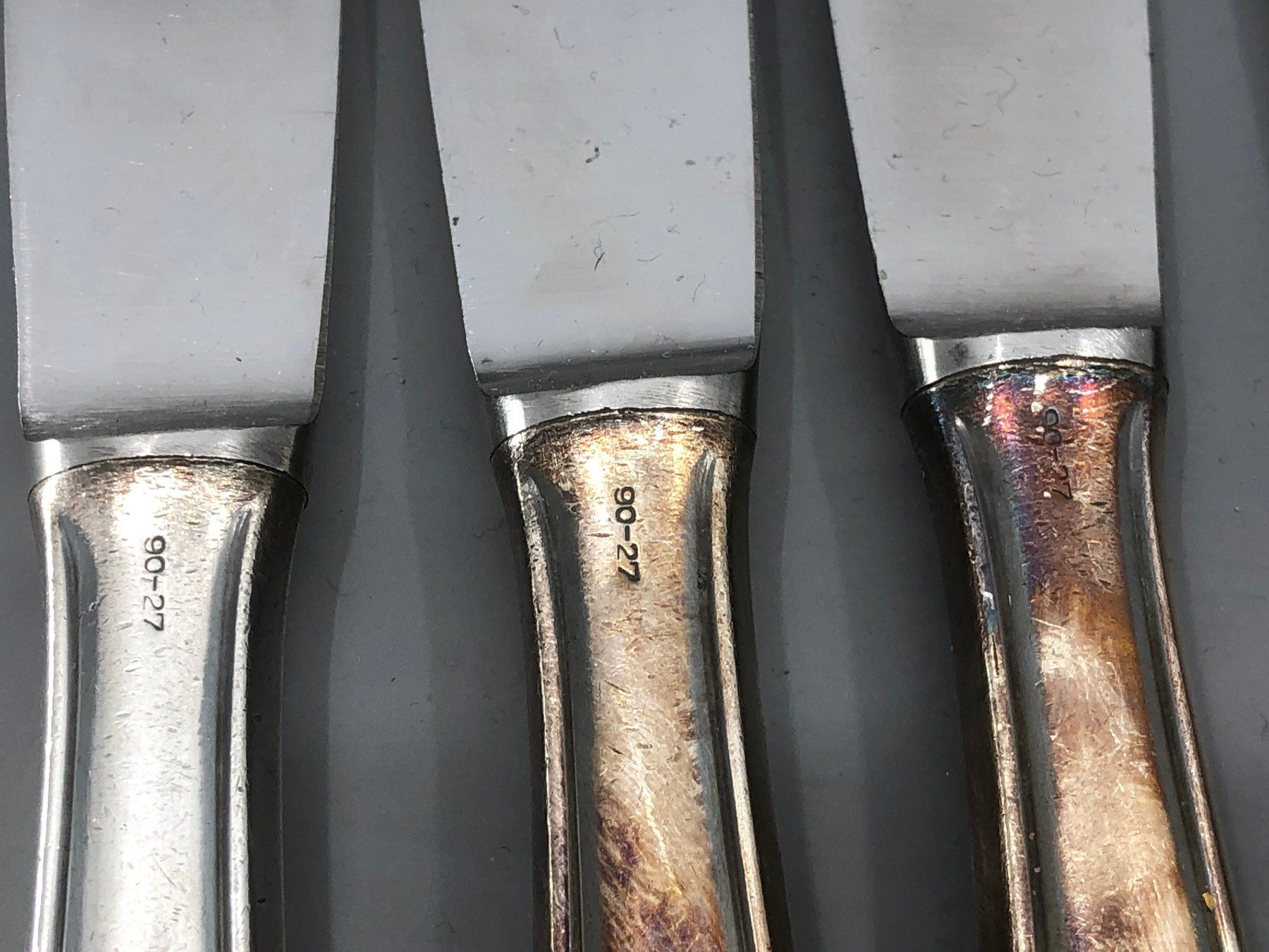 Posate: 8 Tafelmesser versilbert Hans – Usato da Basel venduto da Tiabeanie 9
