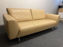 Rolf Benz Ledersofa (cognac)