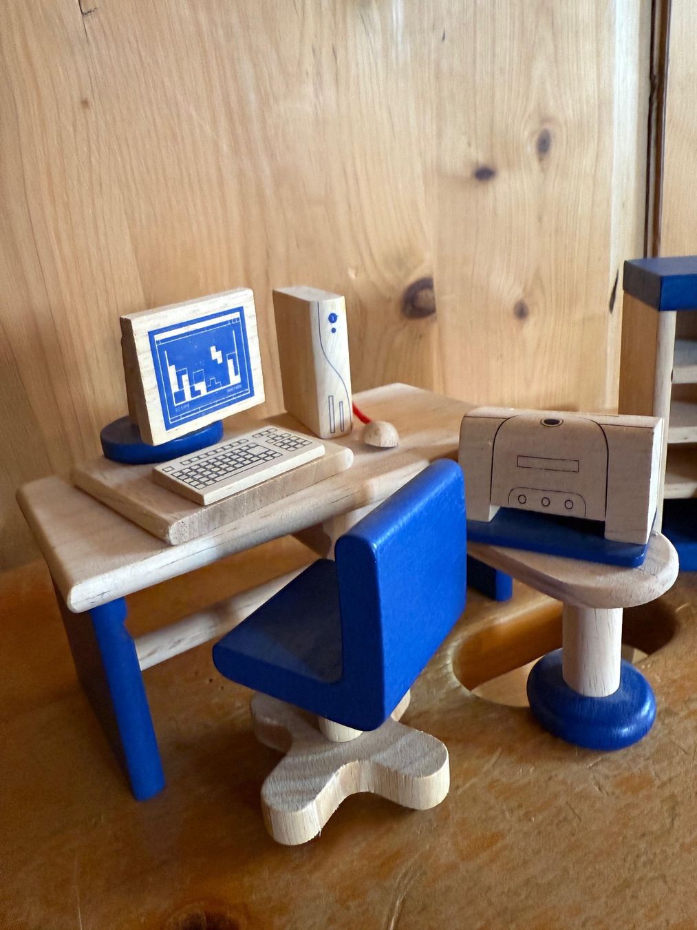 Case e mobili per bambole: Puppenhaus Möbel - Büro – Usato da Forch venduto da amabokke101 1
