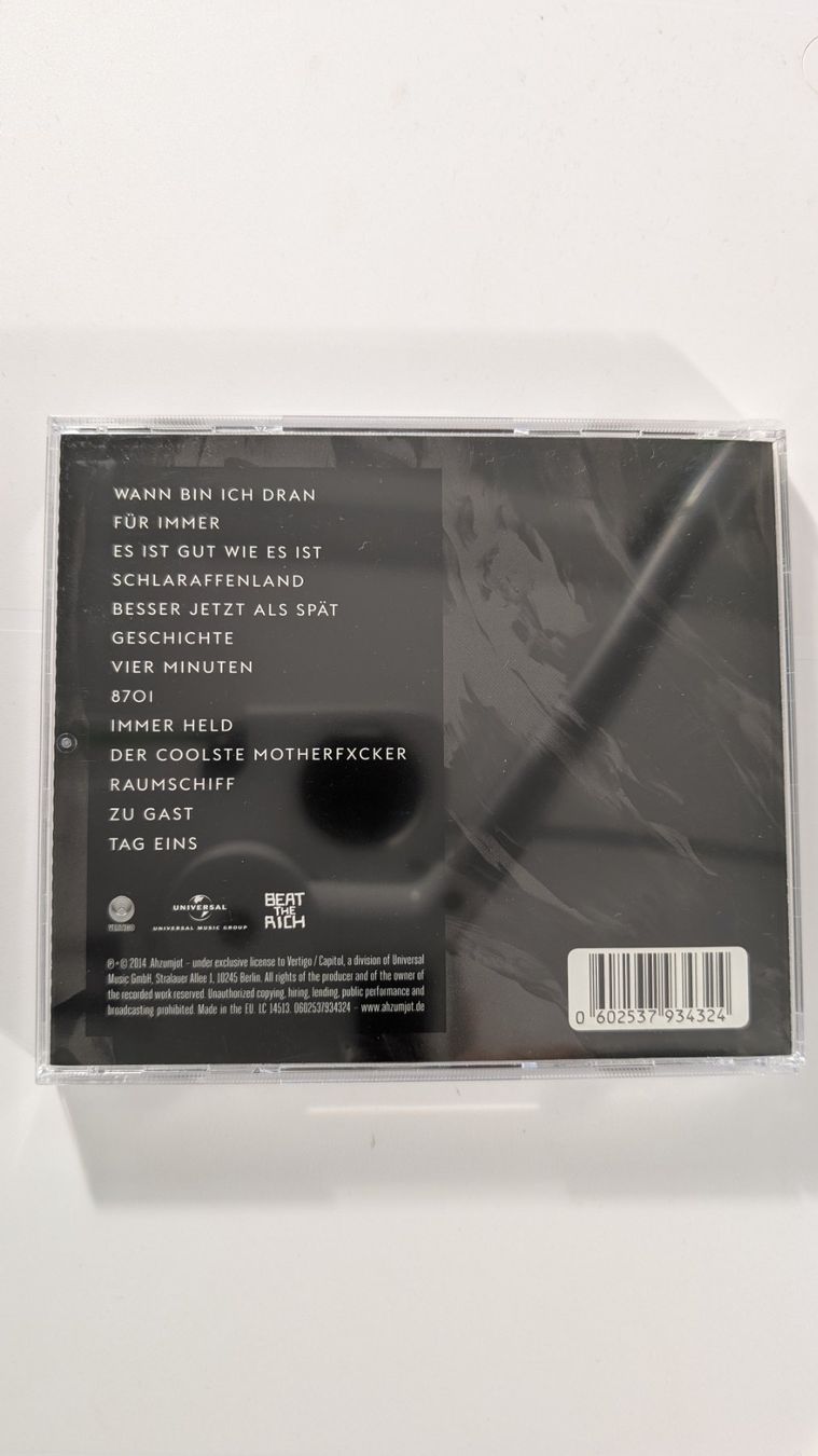 CD: Ahzumjot - Nix mehr egal – Nuovo (secondo la descrizione) da Baar venduto da Arthur_Fooksayk 1