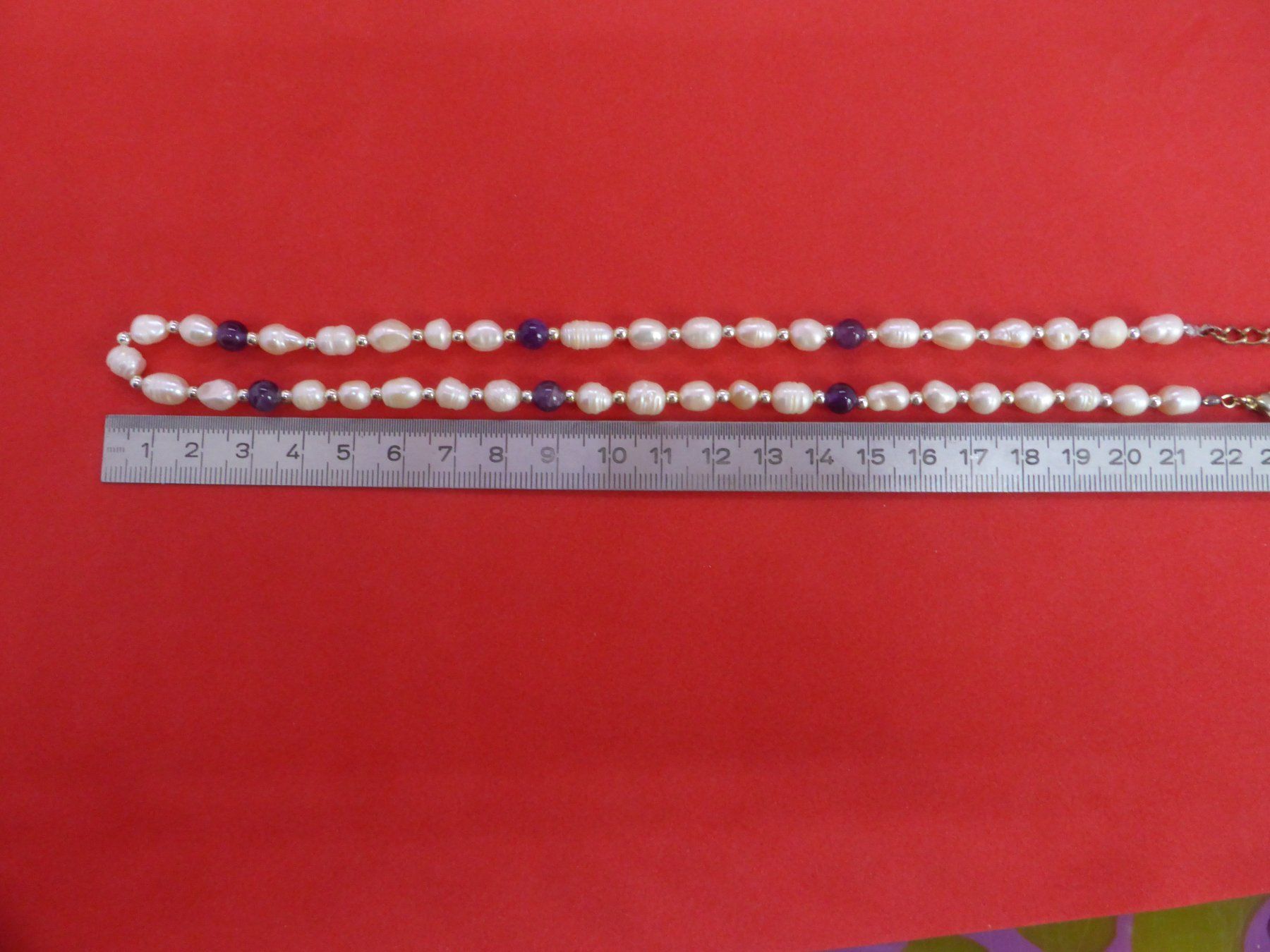Altri gioielli: Collier et bracelet perles eau douce et boule améthyste – Usato da Porrentruy venduto da Tic-Time 7