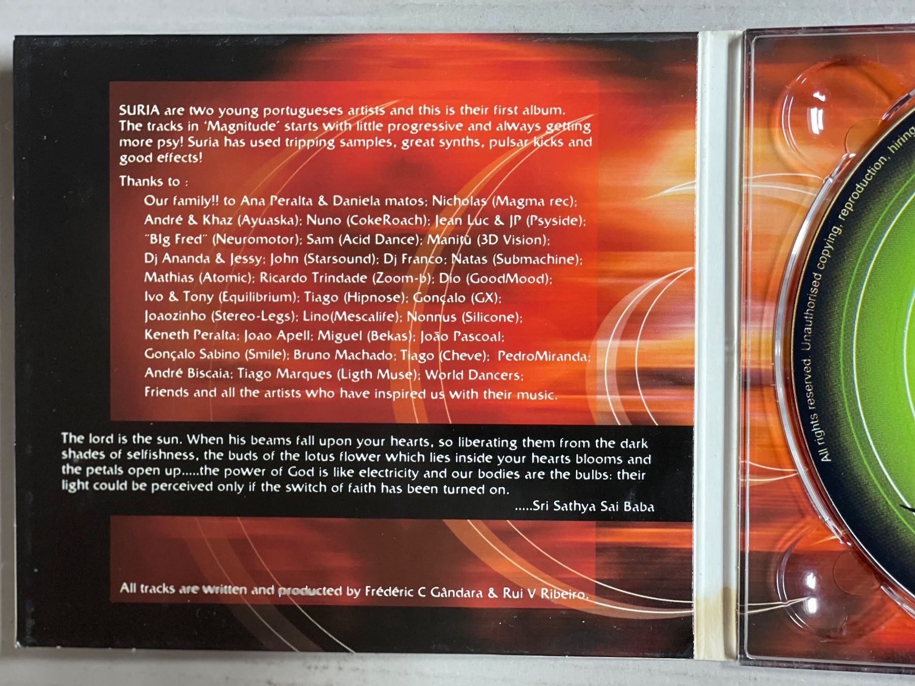 CDs: Suria-Magnitude – Gebraucht aus Muri b. Bern von AdidasCollector 2