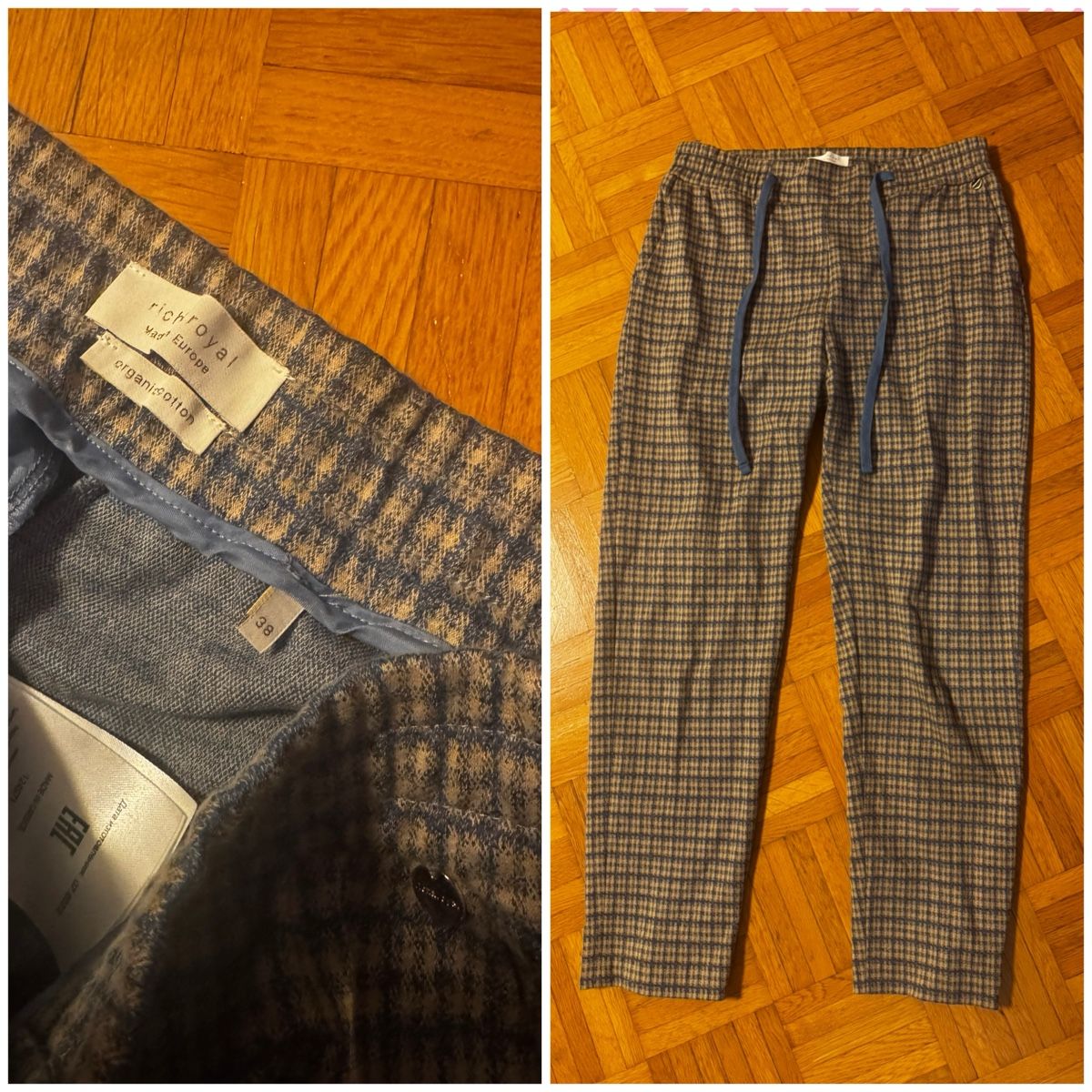 Rich & Royal Pantaloni: Rich&Royal Hose, Gr. 38, Kariert – Nuovo (secondo la descrizione) da Uetikon am See venduto da nikijaeggi94