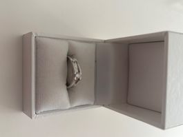 Diamant Ring 0.2ct 18k Wg Grösse 54