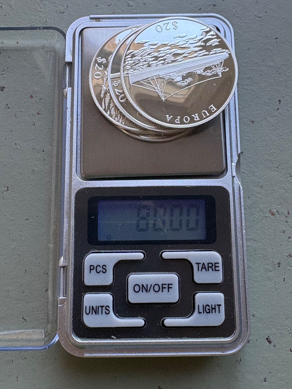 Tutti le monete: Liberia 2000 20 Dollars Silbermedaille – Usato da Zürich venduto da mysilvercoin 2