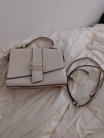 Elegante Damenhandtasche in Creme/Beige
