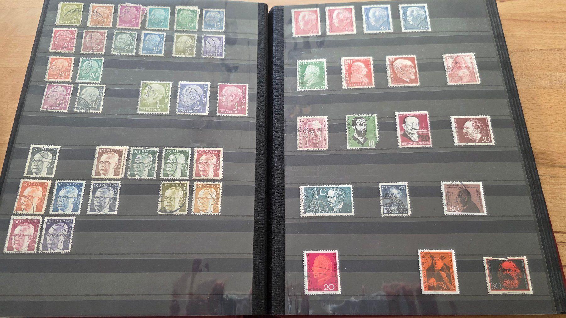 Alle Briefmarken: Briefmarkensammlung Deutschland – Gebraucht aus Wettswil von Schnuebe 4