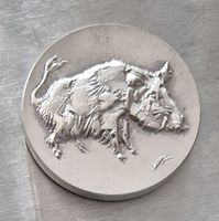 Erni Silbermedaille Wildpark Langenberg, 1969, RAR!!!