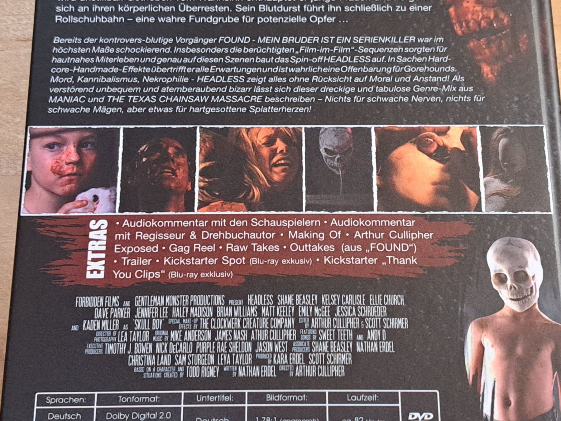 Tutti i DVDs: Mediabook Headless mit Blu-ray und DVD – Nuovo (secondo la descrizione) da Unterseen venduto da Kanica 2