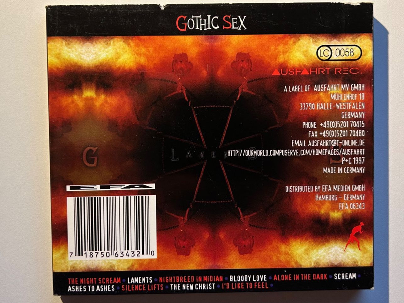 CD: Gothic Sex: Laments – Usato da Möhlin venduto da dal_d8n8 2