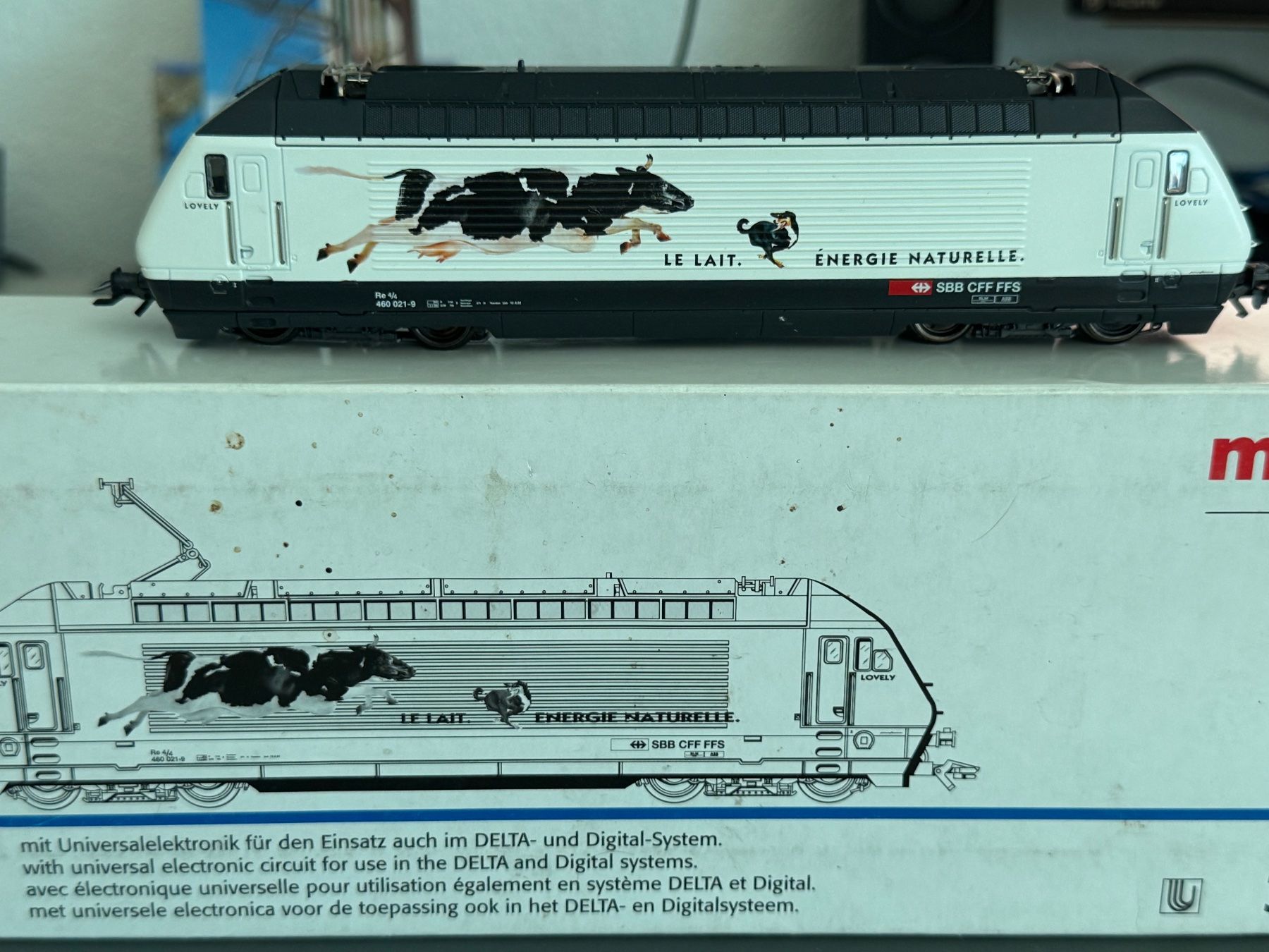 Märklin Modellini di ferrovie: Märklin Re 460 Milch digital – Usato da Köniz venduto da Henebe 6