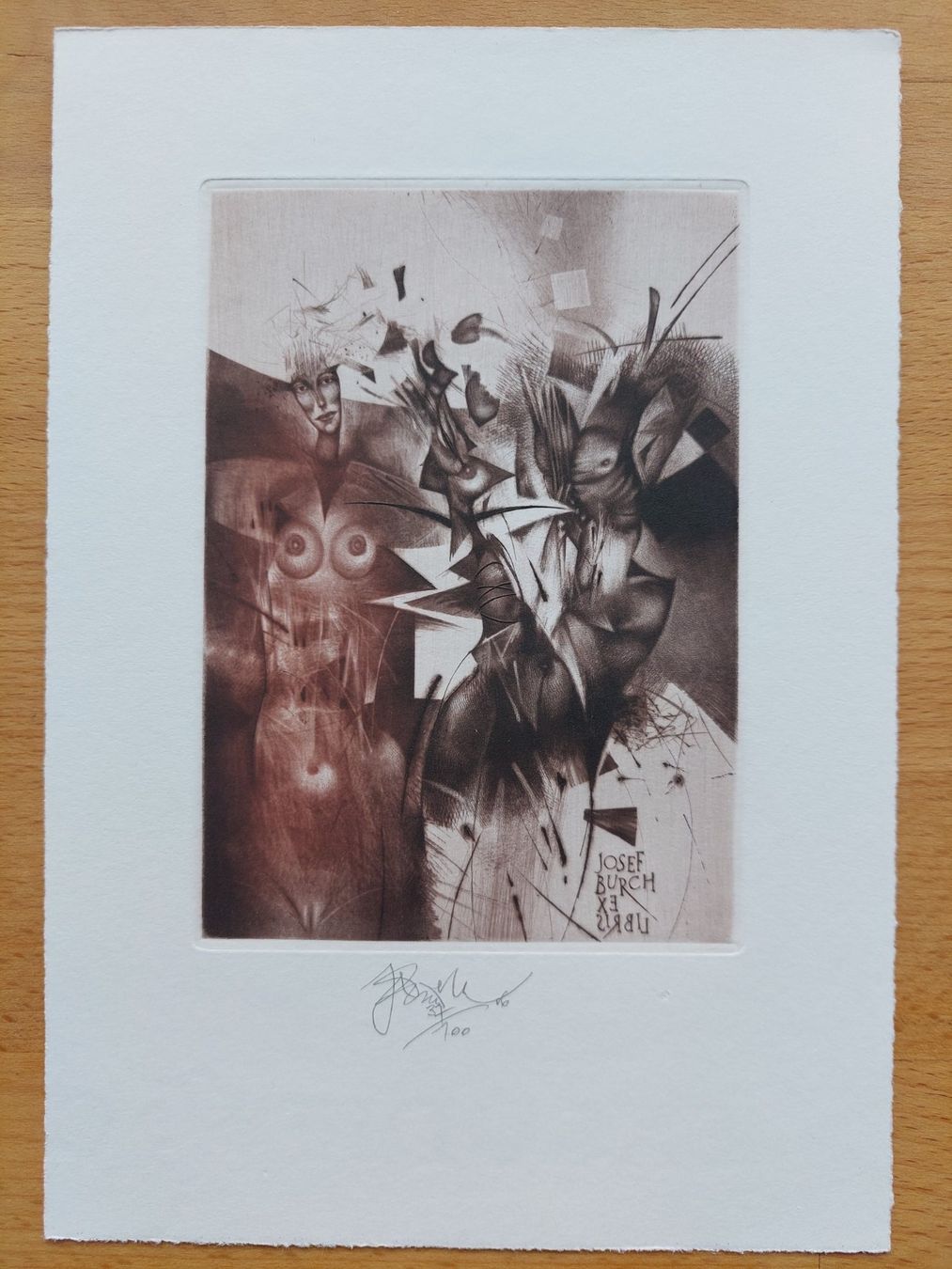 Dipinti: Exlibris Jiri Brazda - Original Radierung signiert – Usato da Obfelden venduto da Exlibris-Art