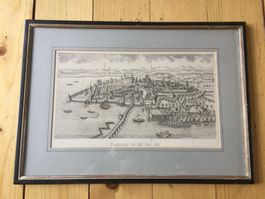 Rapperswil um das Jahr 1606 Kupferstich