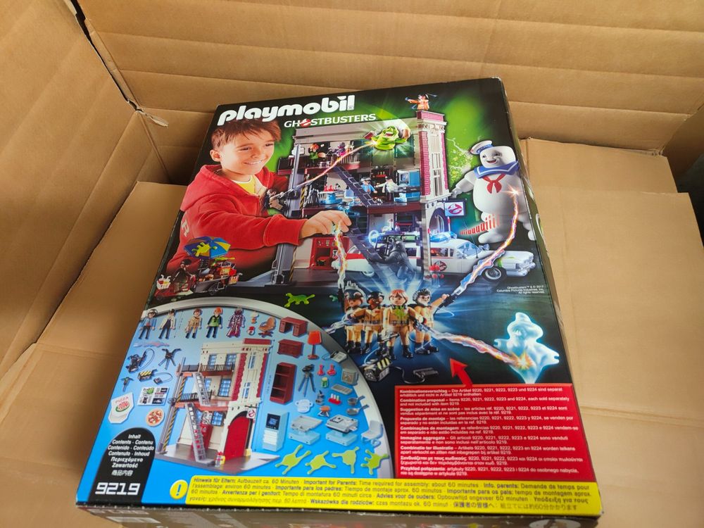 Playmobil 9219 - Ghostbusters Feuerwache & 9220 - Ghostbusters Ecto-1