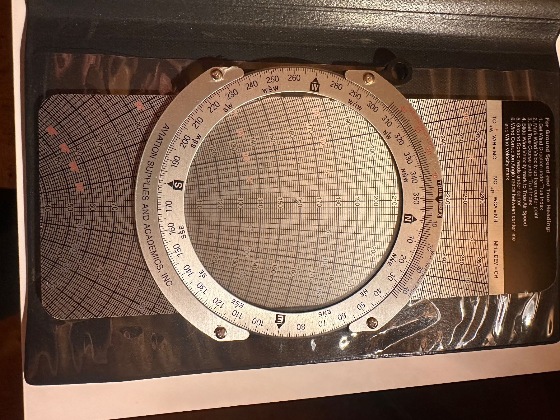 Calculatrices: ASA E6-B Flight Computer Aviation Supplies and Academics – D'occasion à Einsiedeln par Vtec1987 1