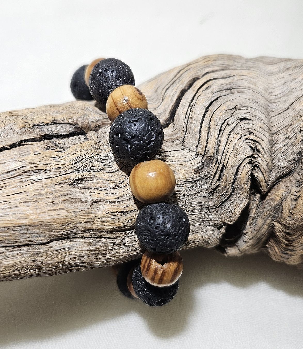 Armbänder & -reifen: Holz-Lavastein Armk. - Spendenaktion – Neu (gemäss Beschreibung) aus Unterkulm von Nachtigall 4