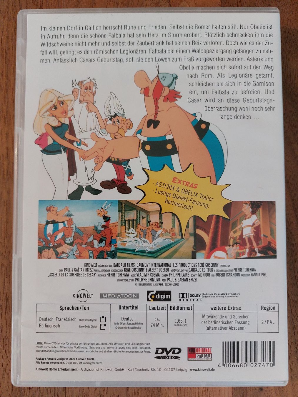 Tutti i DVDs: DVD - Asterix Sieg über Cäsar – Usato da Rheinfelden venduto da FilmAuktion 1