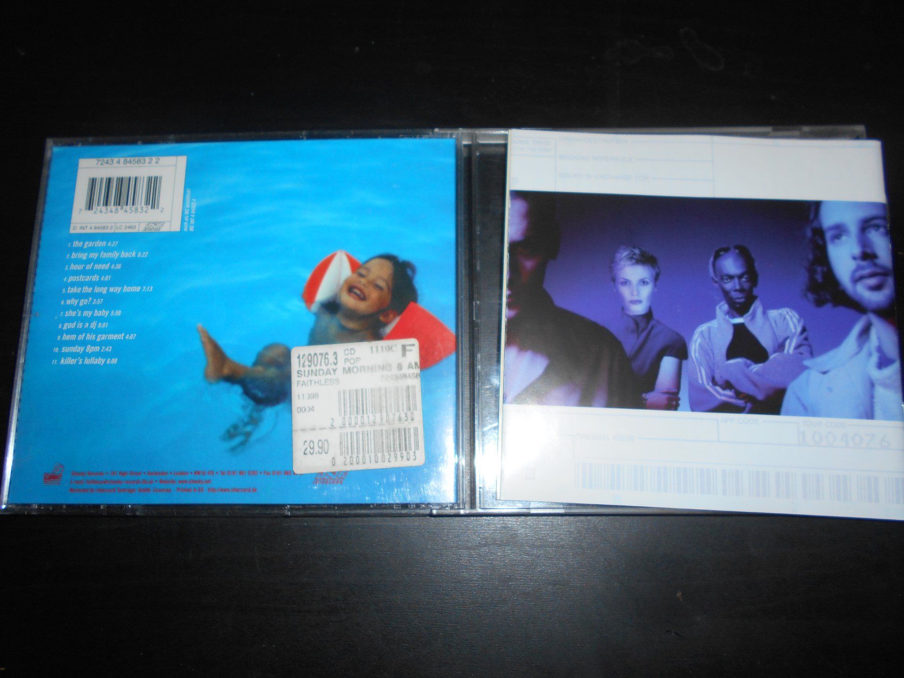 CDs: Faithless – Sunday 8PM / 1998 – Gebraucht aus Aarberg von witchhunter01 1