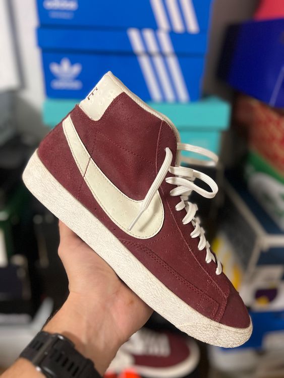 nike blazer mid team red