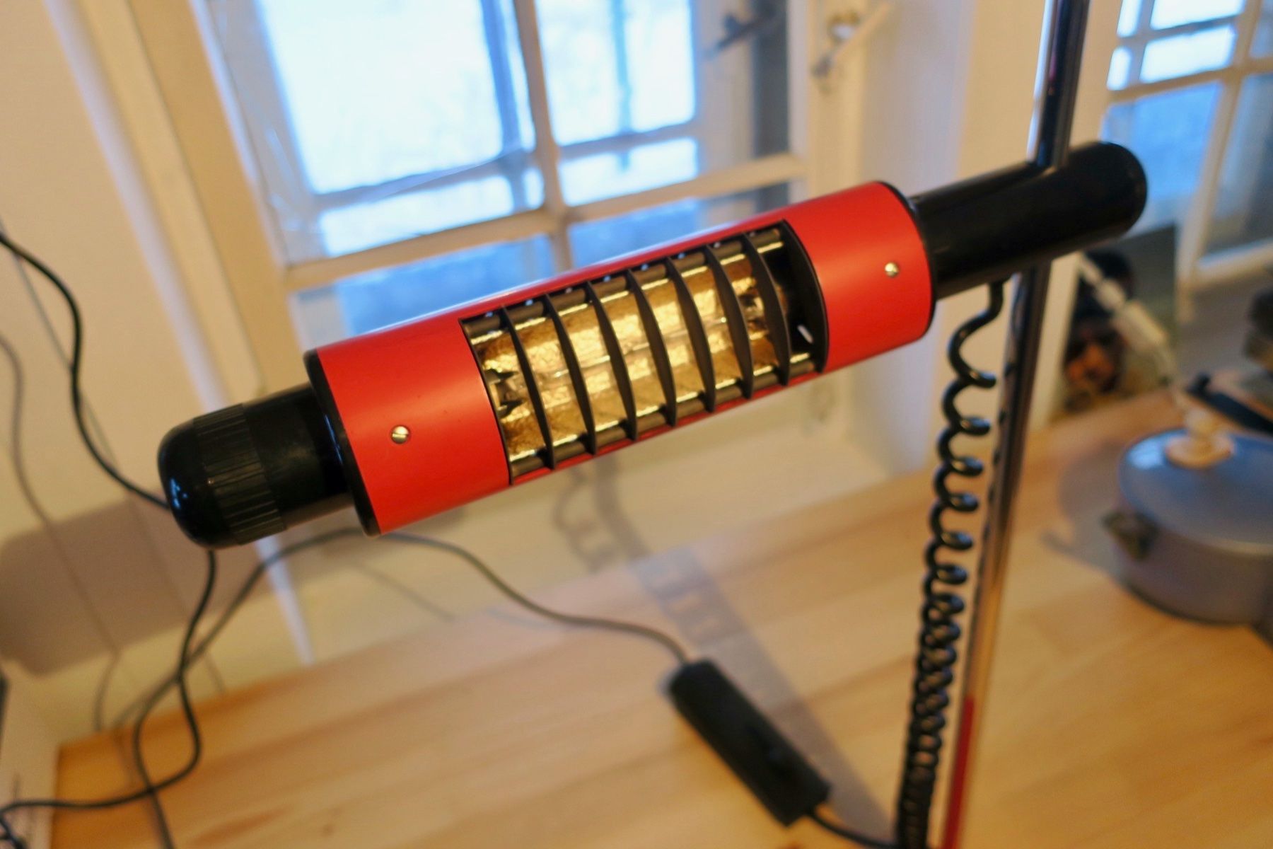 Regent Lampen: Tischlampe Mauro Marzollo / rot / REGENT – Gebraucht aus Langenthal von Riccardamax 4