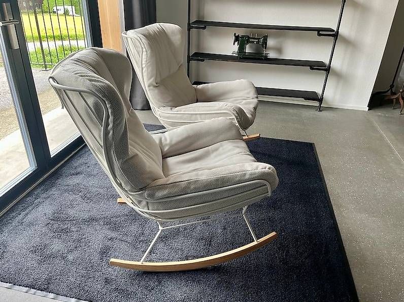 Poltrone: 2 Stück Schaukelstühle für den Garten oder Wohnzimmer – Nuovo (secondo la descrizione) da Rohrbachgraben venduto da Ebron