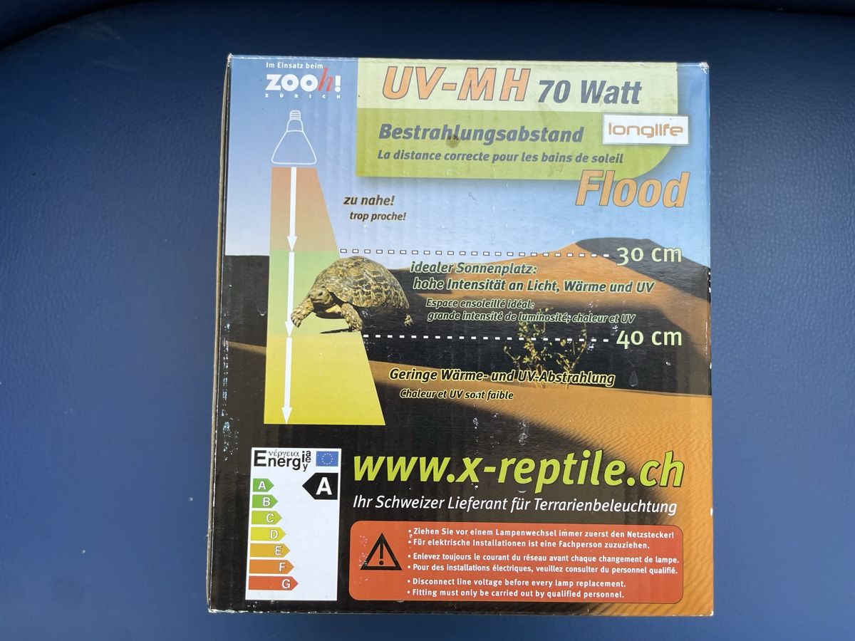 Lampade: UV Metalldampflampe 70 Watt NEU – Nuovo e nell'imballaggio originale da Nidau venduto da Beritundpan 1