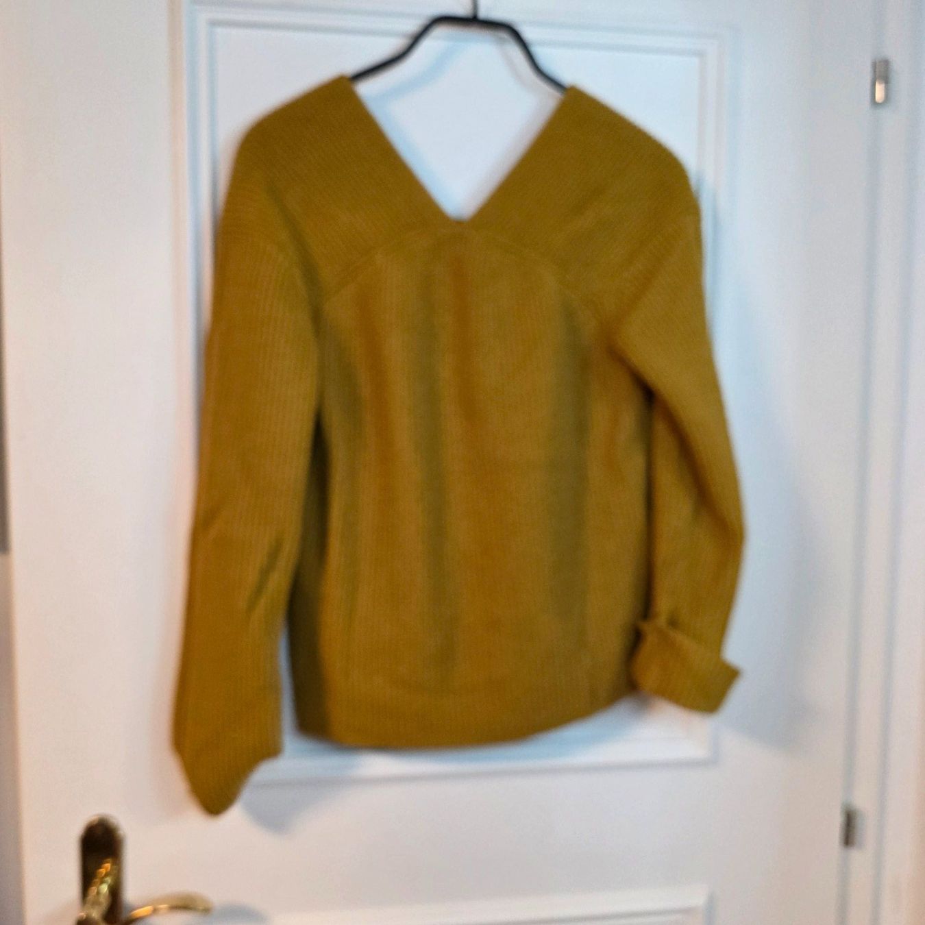 Mango Maglioni & Felpe: Mango asymmetrischer Pullover Ocker M – Usato da Wald ZH venduto da CapLux 5