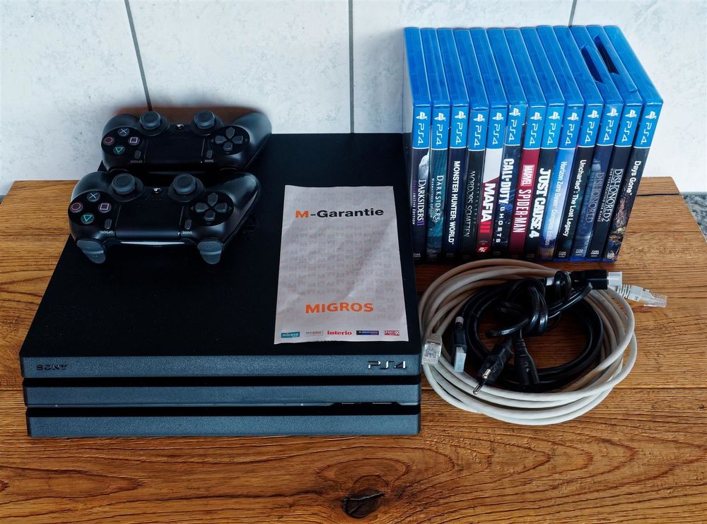 PS4 Pro 1TB Konsole und Games | Kaufen auf Ricardo