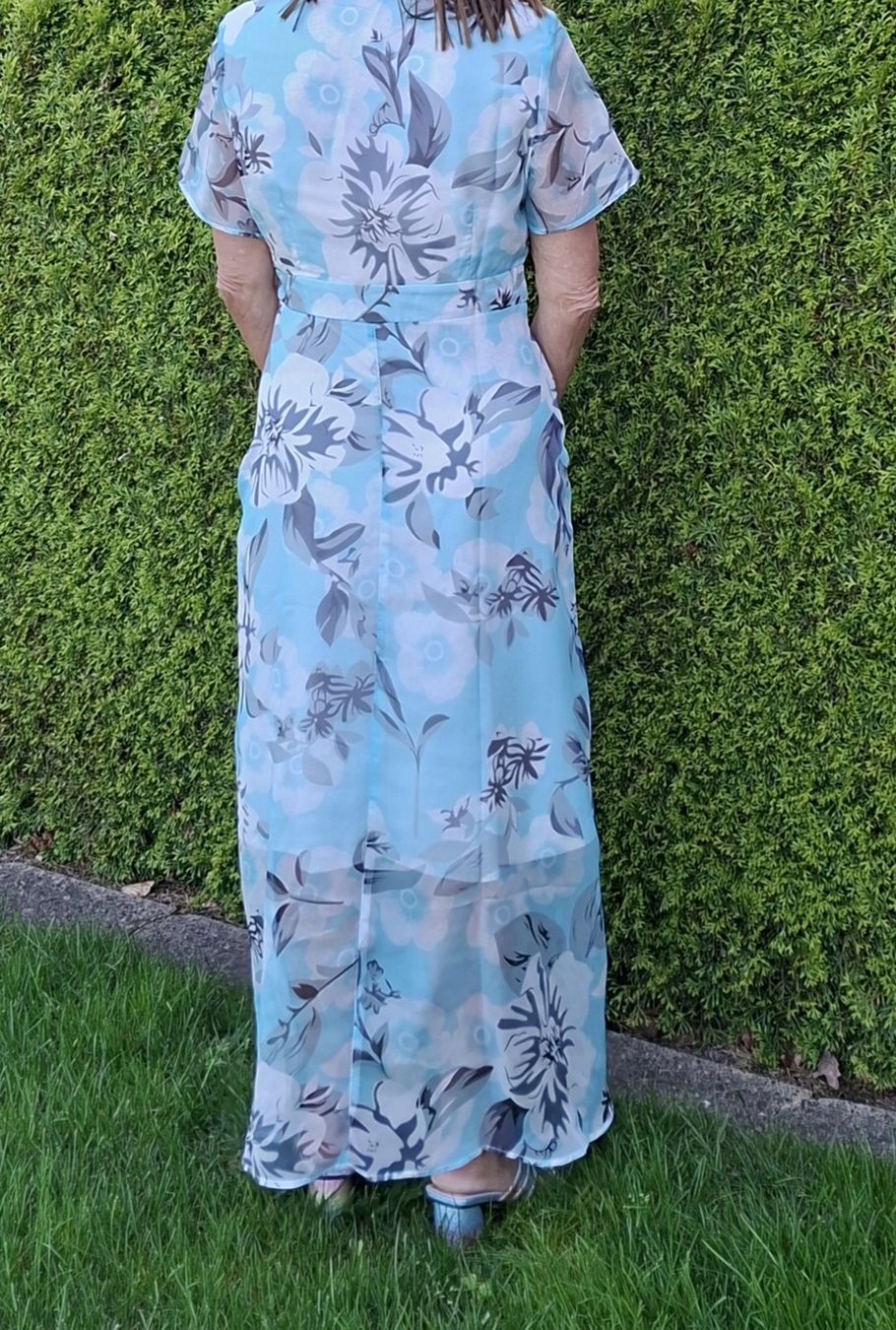 Kleider: Chiffonkleid,  Hochzeit, Feste, Abendkleid Gr. 36, luftig – Neu (gemäss Beschreibung) aus Kriens von Ricobaby 4