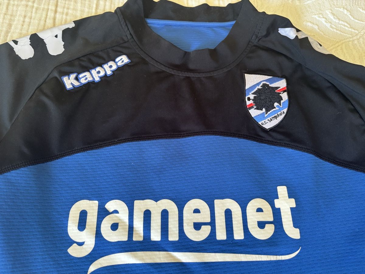 Kappa Canottiere & Pantaloni: Sampdoria n10 maillot  – Usato da Le Grand-Saconnex venduto da focamix 1