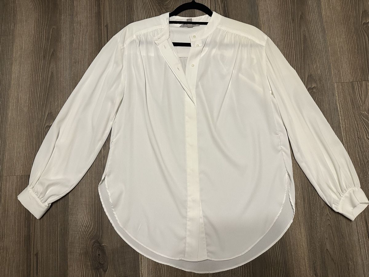 H&M Camicette: Bluse weiss Gr. XS – Usato da Schaanwald venduto da ael248