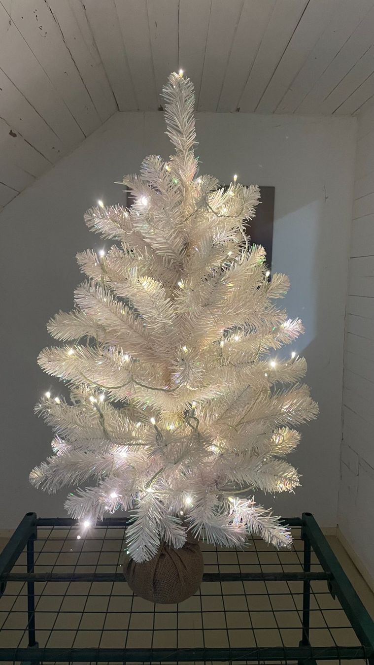 Alle Dekorationen: Künstlicher Weihnachtsbaum, Weiss – Gebraucht aus Udligenswil von Quarz2002 1