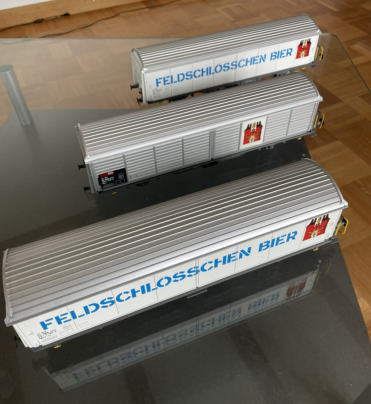 SBB/CFF/FFS Modellini di ferrovie: 3 SBB Hbils von ALLMO Superior Models – Usato da Emmenmatt venduto da BLS-Re425