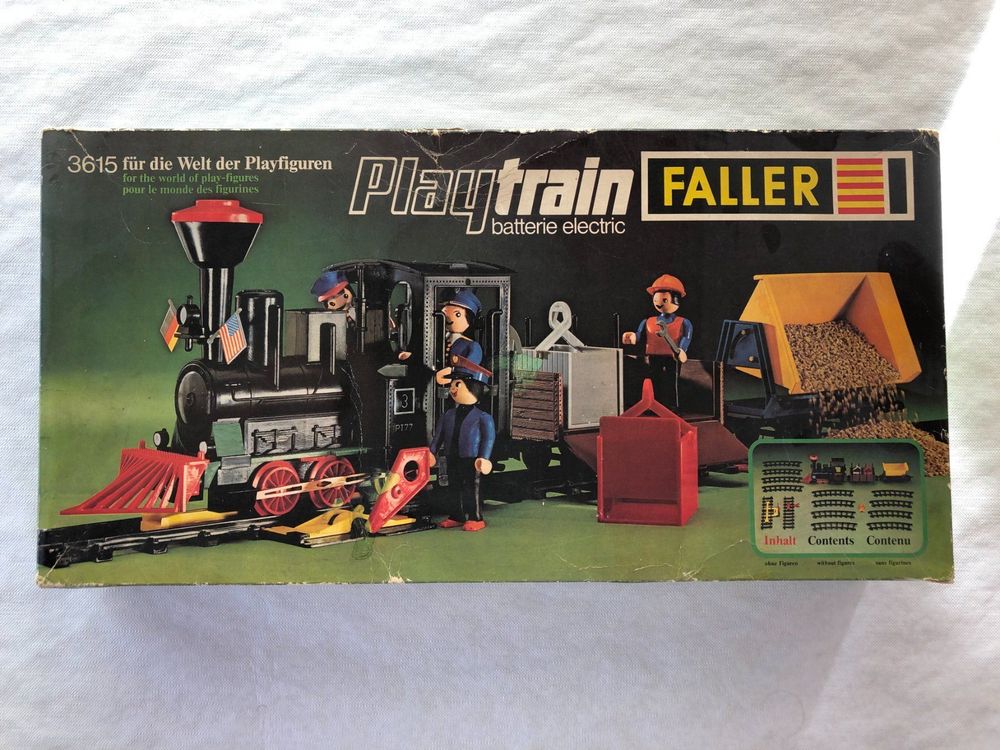 Coffret Collector Train Playtrain Faller 3616 – SNCF Paris Vintage Orange