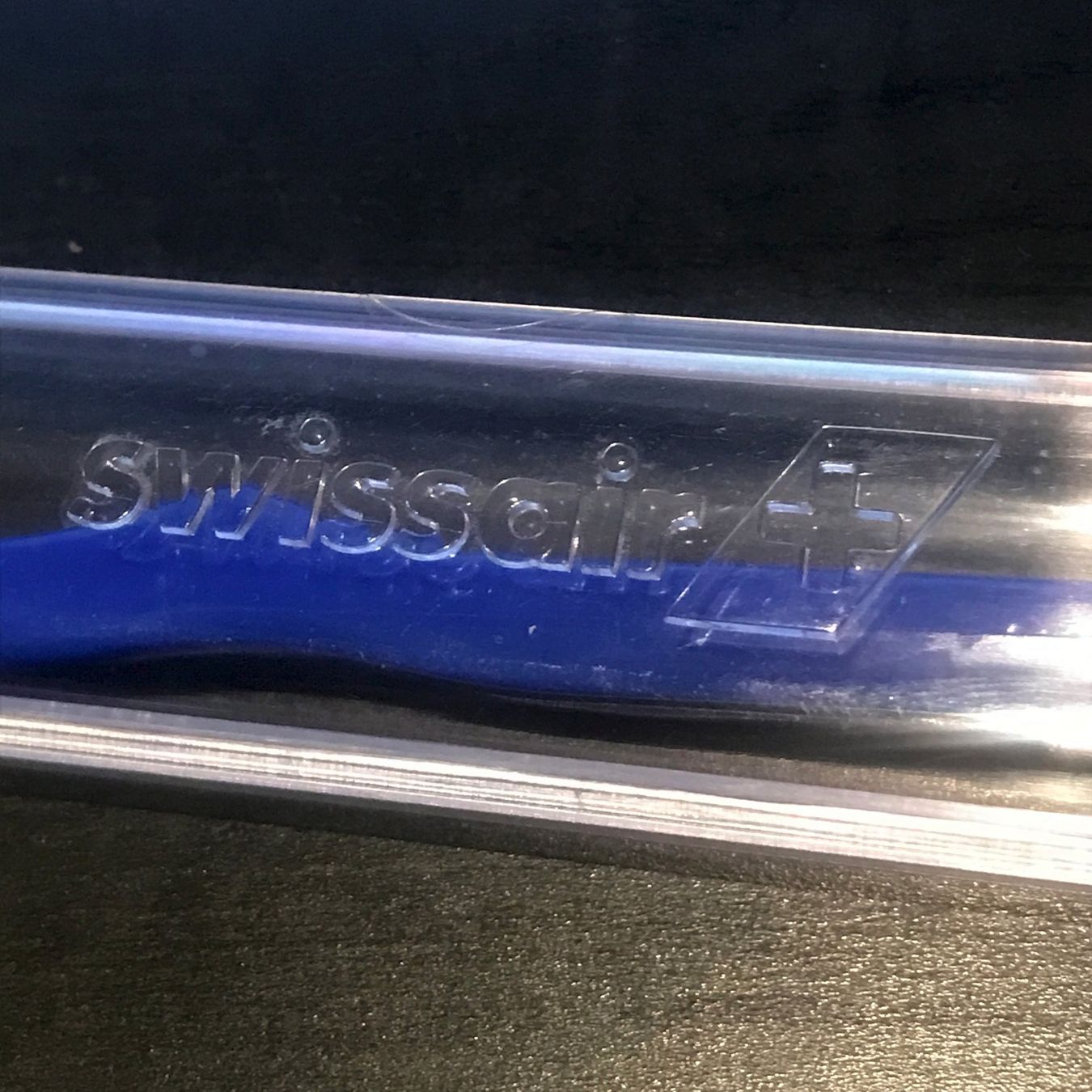 Cura dei denti: Swissair Zahnbürste, Blau – Nuovo (secondo la descrizione) da Baden venduto da marvinfinch 1