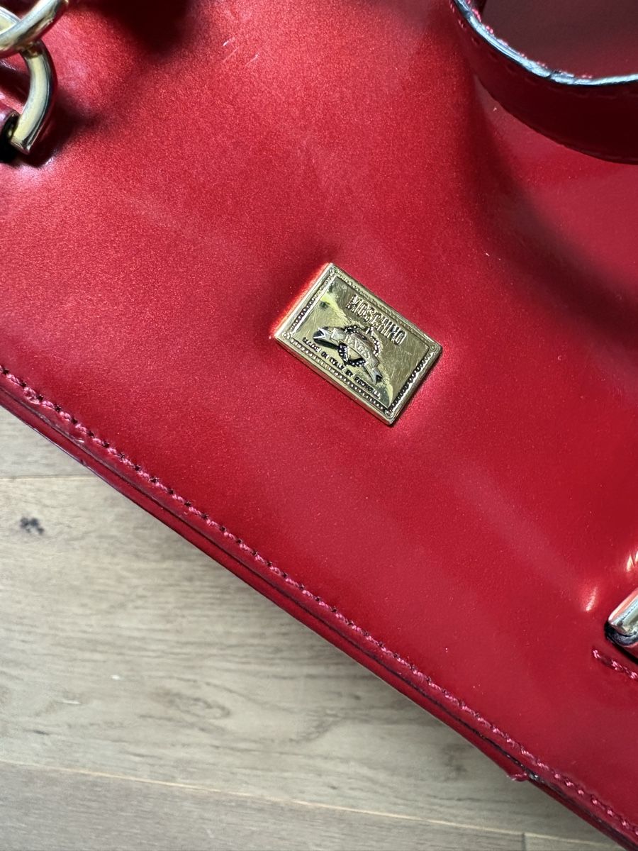 Moschino Zaini: Sac à dos Moschino rouge – Usato da le landeron venduto da Ciuffo 2